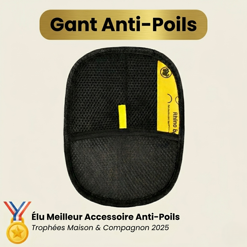 Gant anti-poils réutilisable Canorya — vue de face